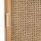 Baxton Studio Maclean Mid-Century Rattan and Natural Brown Finished Wood 1-Door Nightstand 199-12315-ZORO - alternate 5